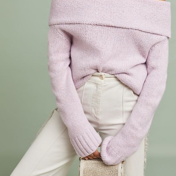 Anthropologie Natalia Off-The-Shoulder Sweater - Picture 2 of 5